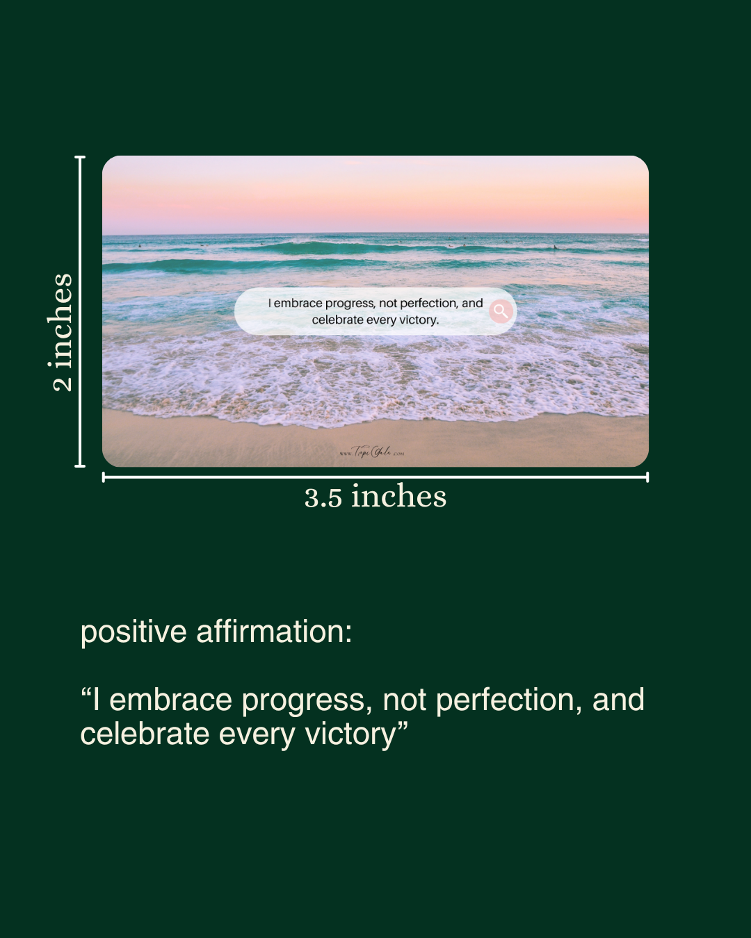 Progress over Perfection