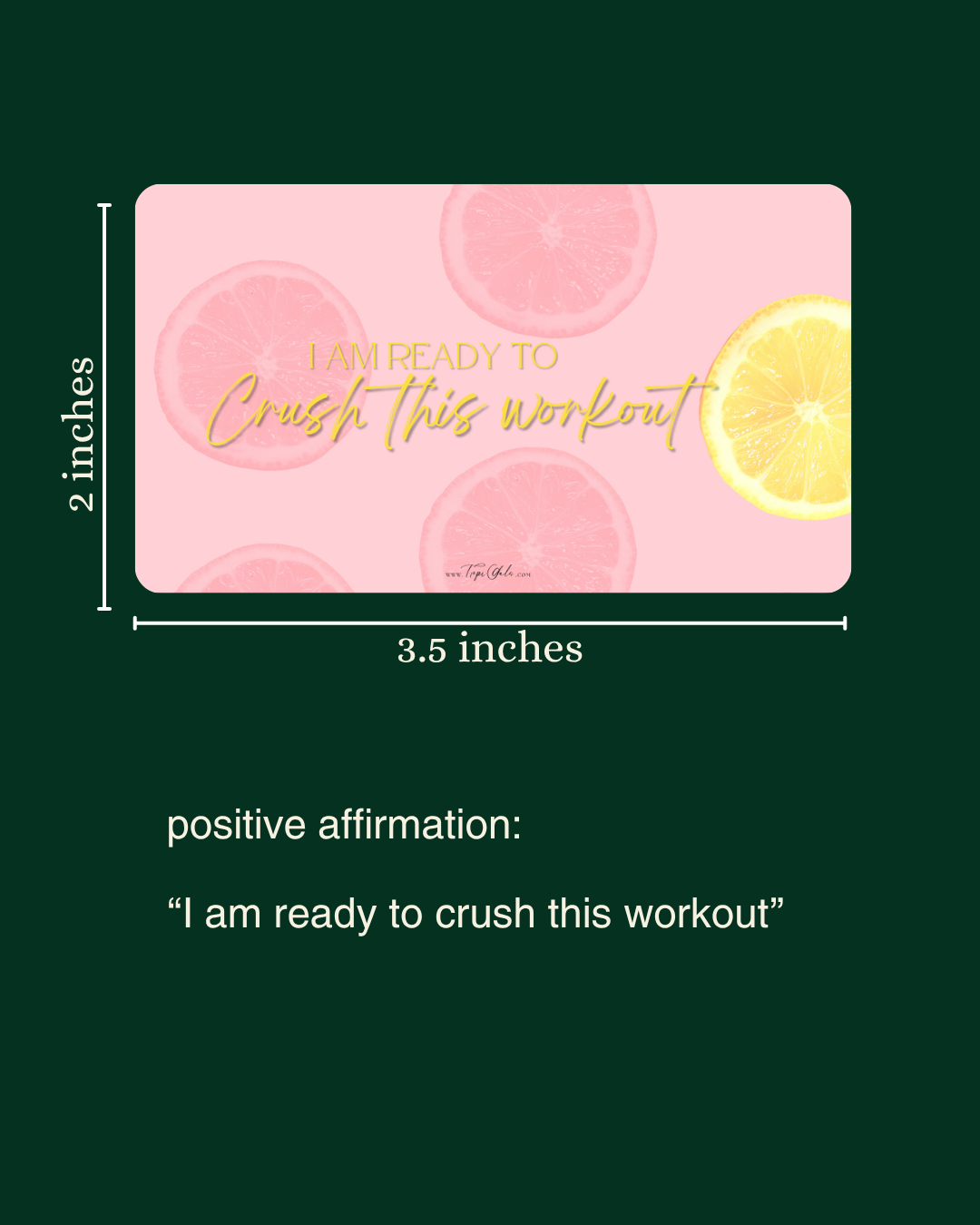 Crush your workout!