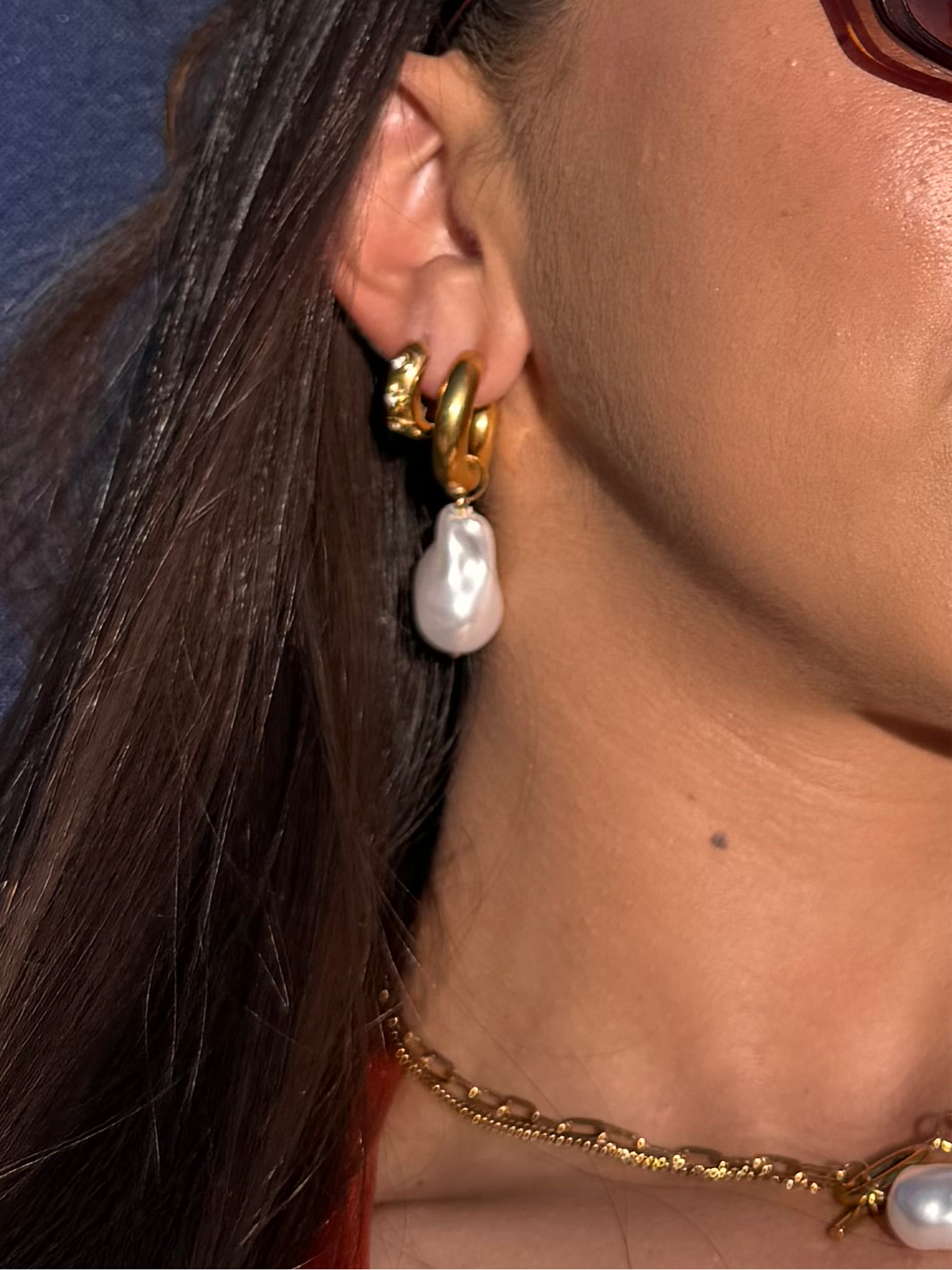 The Rachel Pearl earrings