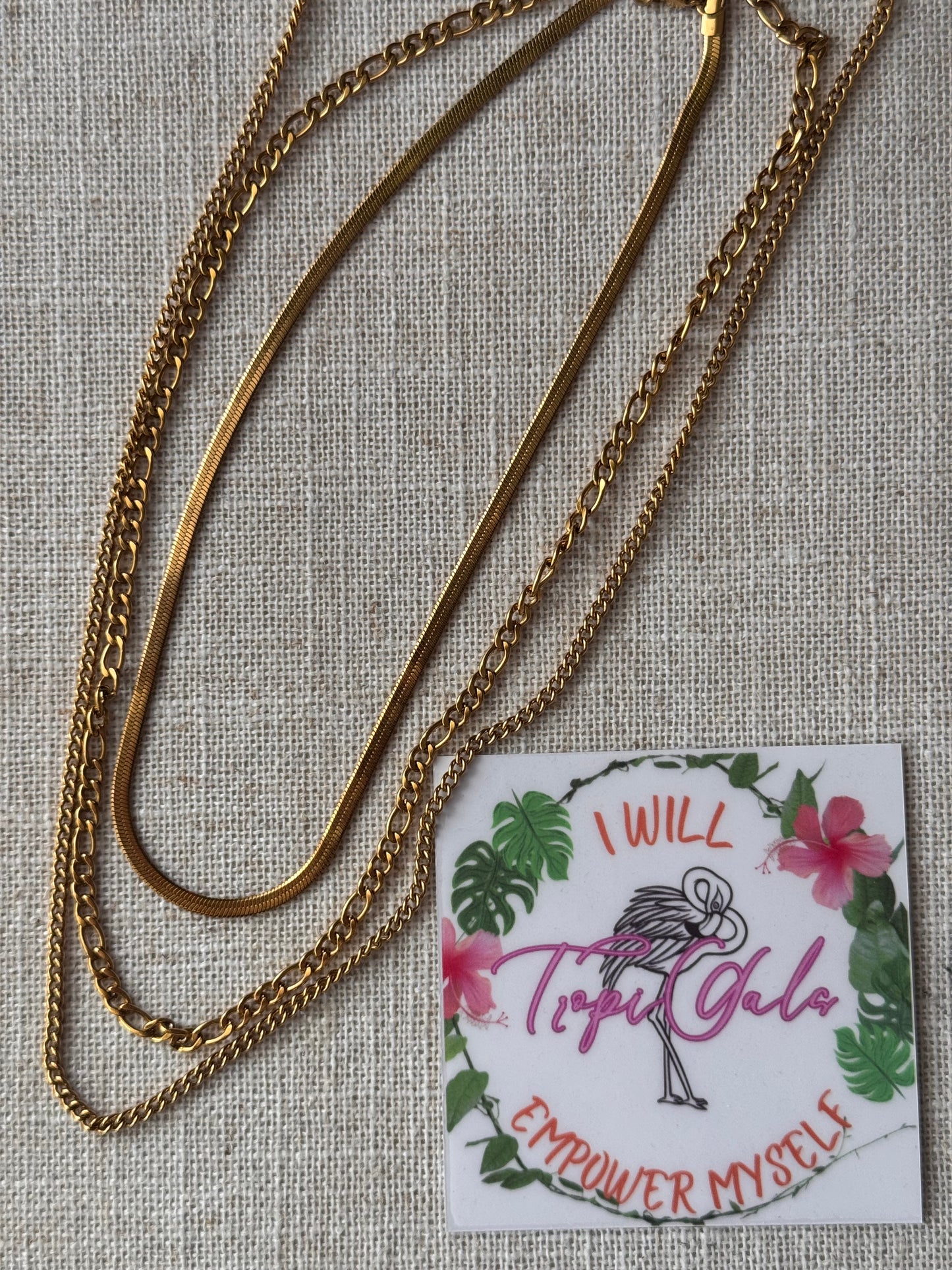 The Health Triangle necklace