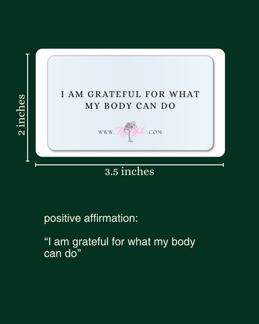 Grateful for my body