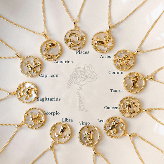 Snow Zodiac Necklaces